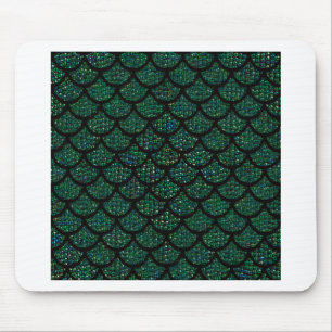 sequin mermaid mouse mat