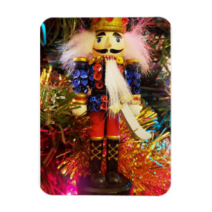 Sequin Nutcracker soldier christmas ornament Magnet