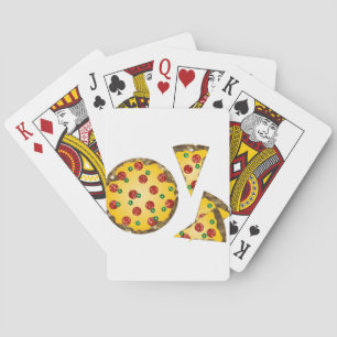 sequin pizza playing cards