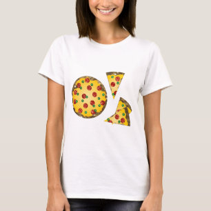 sequin pizza T-Shirt
