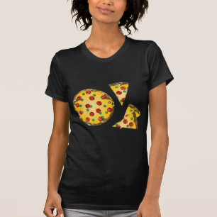sequin pizza T-Shirt