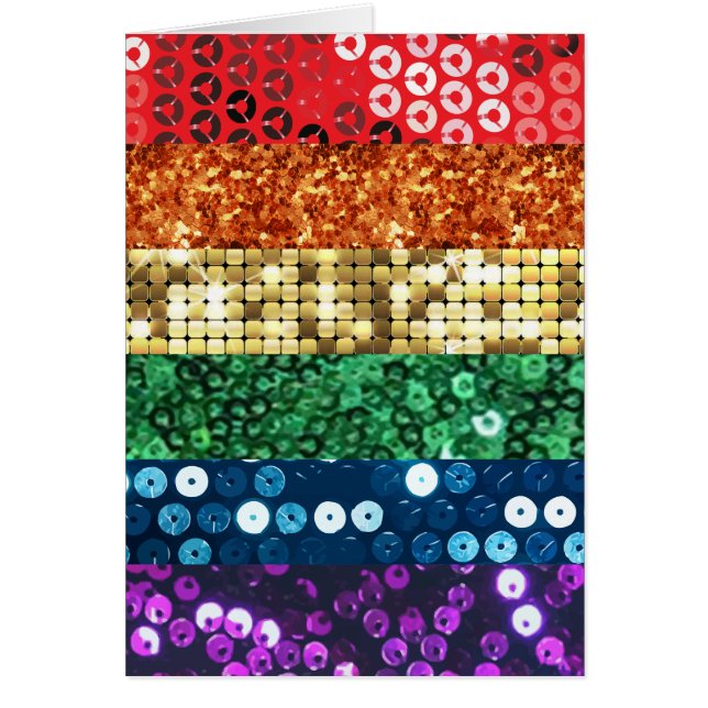 sequin pride flag (Front)