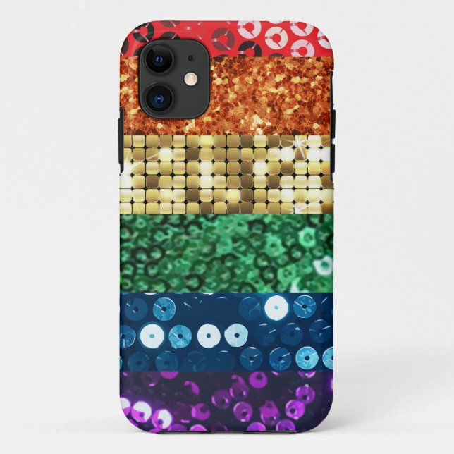 sequin pride flag Case-Mate iPhone case (Back)