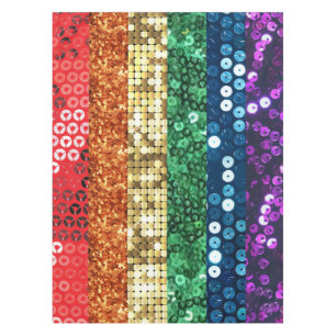 sequin pride flag tablecloth table cloth