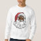 sequined black santa claus