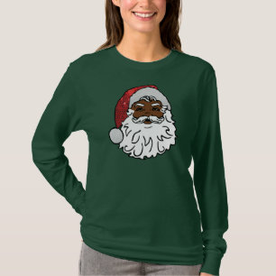 sequined black santa claus T-Shirt