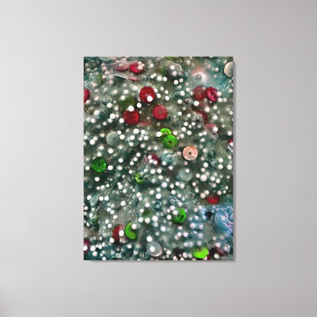 Sequins and Slime Wall Arr Canvas Print (Front)