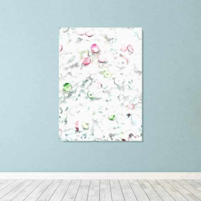 Sequins & Slime Wall Art Photography on Canvas (Insitu(Wood Floor))