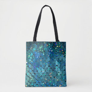 Sequins Sparkle: Macro Abstract Background Tote Bag