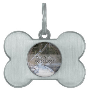 Sequiota Winter Walk Pet ID Tag