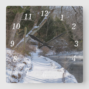 Sequiota Winter Walk Wall Clock