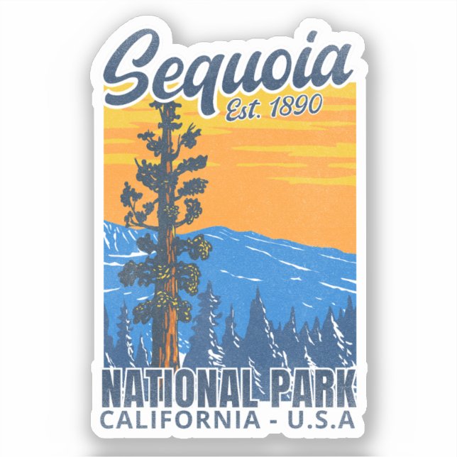 Sequoia National Park CA Instituted 1890 (Front)