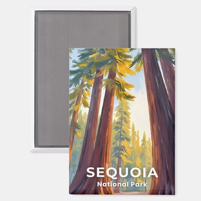 Sequoia National Park | California Travel Magnet (Front/Back)