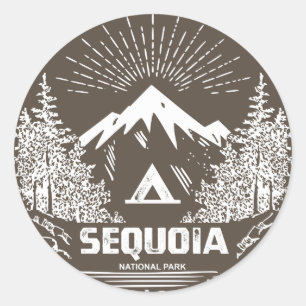 Sequoia National Park Classic Round Sticker