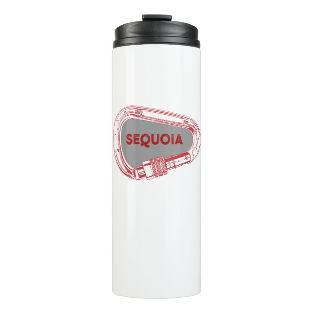 Sequoia National Park Climbing Carabiner Thermal Tumbler (Front)