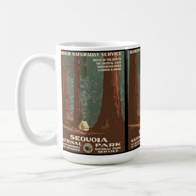 Sequoia National Park Coffee Mug (Left)