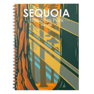 Sequoia National Park Giant Sequoia Trees  Notebook