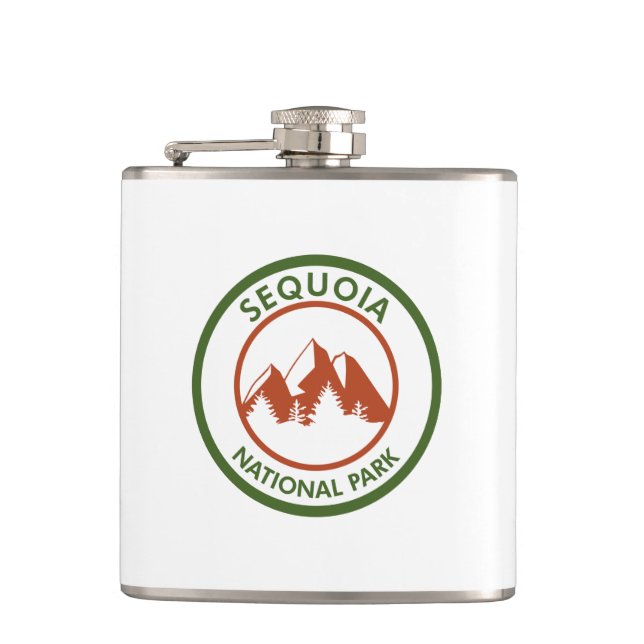 Sequoia National Park Hip Flask (Front)