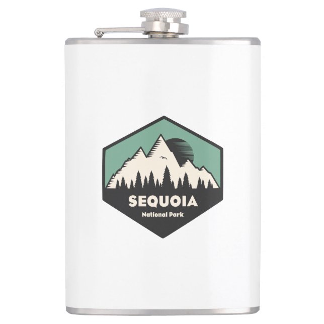 Sequoia National Park Hip Flask (Front)