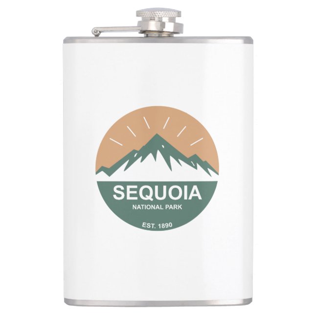 Sequoia National Park Hip Flask (Front)