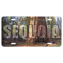 Sequoia National Park License Plate