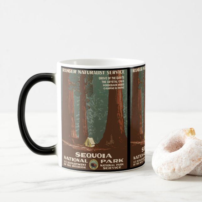 Sequoia National Park Magic Mug (With Donut)