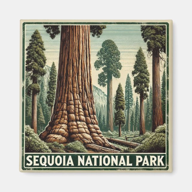 Sequoia National Park Magnet (Front)