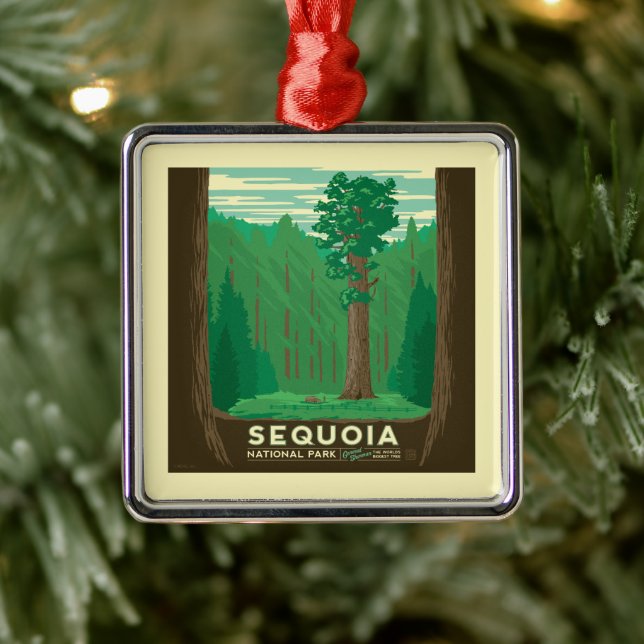 Sequoia National Park Metal Tree Decoration (Tree)