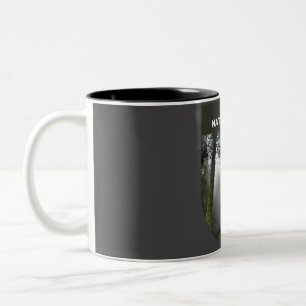 Sequoia National Park - Misty Spring Two-Tone Coffee Mug