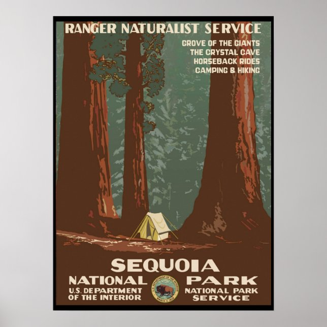 Sequoia National Park Poster (Front)