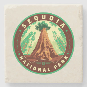 Sequoia National Park Stone Coaster