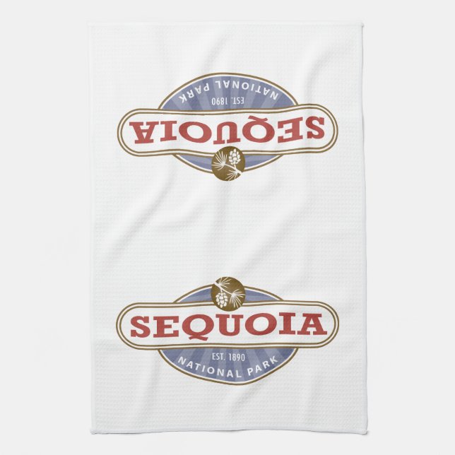 Sequoia National Park Tea Towel (Vertical)