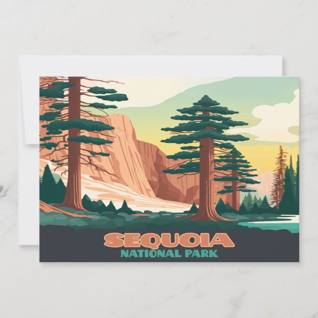 Sequoia National Park Trees Mountains  (Front)