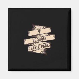 Sequoia State Park Nevada Nv Wooden Sign Vacation  Magnet