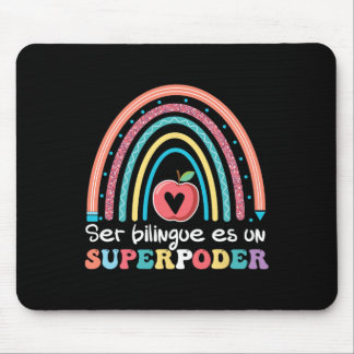 Ser Bilingue Es Un Superpoder Ck To School Spanish Mouse Mat