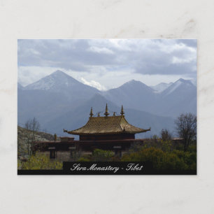 Sera Monastery, Tibetan Temples, Lhasa, Tibet Postcard