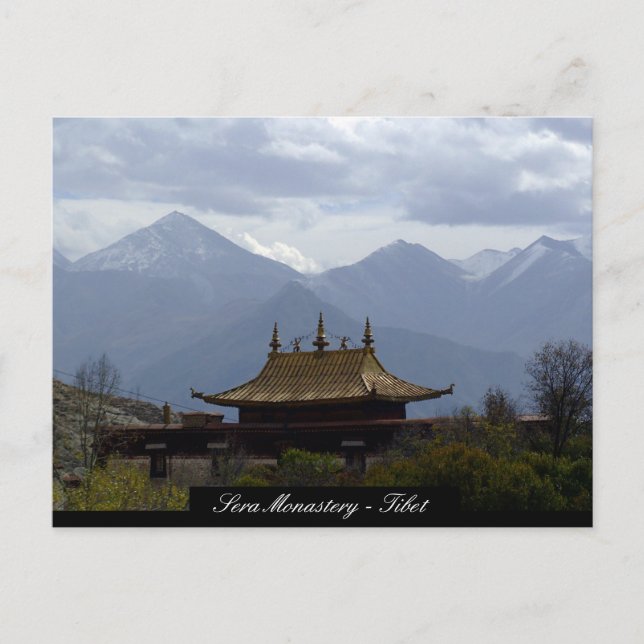 Sera Monastery, Tibetan Temples, Lhasa, Tibet Postcard (Front)