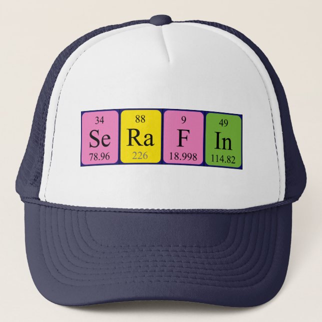 Serafin periodic table name hat (Front)