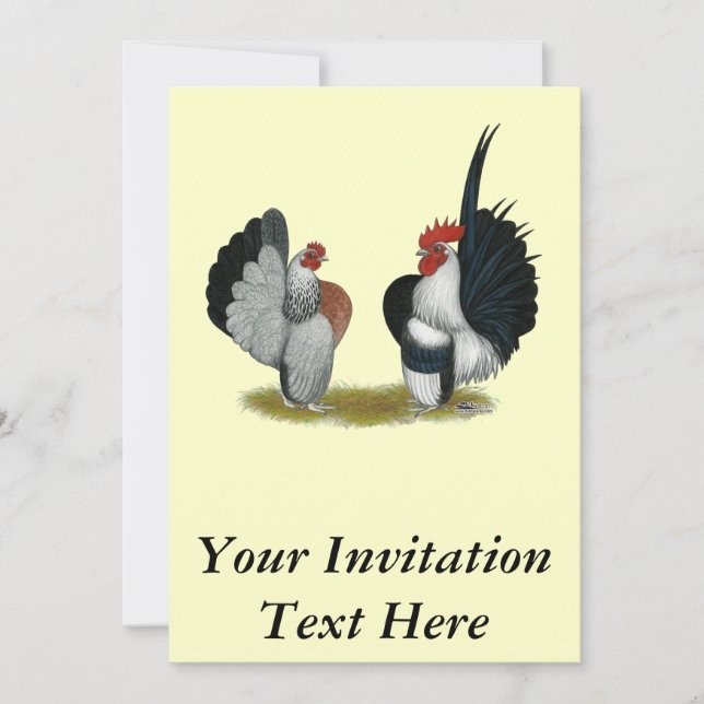 Serama Bantams Invitation (Front)