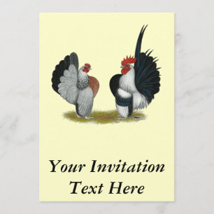 Serama Bantams Invitation