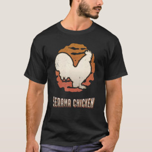 Serama Chicken Vintage Retro Classic Animal Sunset T-Shirt