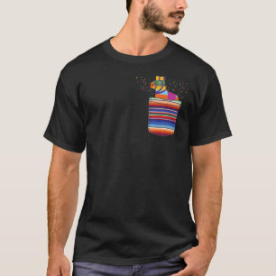 Serape Pocket Pinata Mexican Fiesta (Not an actual T-Shirt
