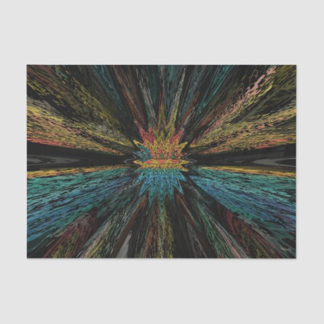 Serape Southwest Geometric Tribal Print Tissue Paper (Front)