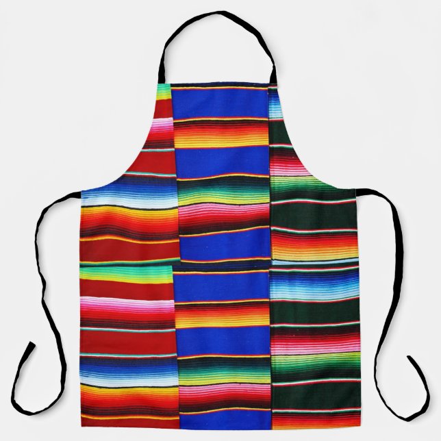 Serape stripes apron (Front)