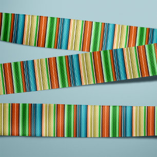Serape Summer Vibrant Satin Ribbon