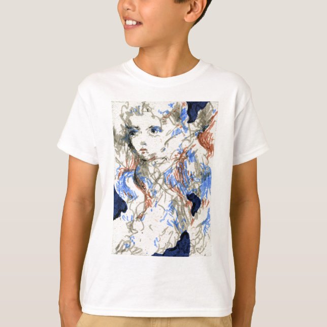 Seraph Ink Pen Drawing T-Shirt (Front)