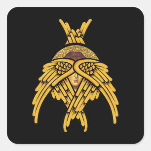 Seraphim Angel Square Sticker