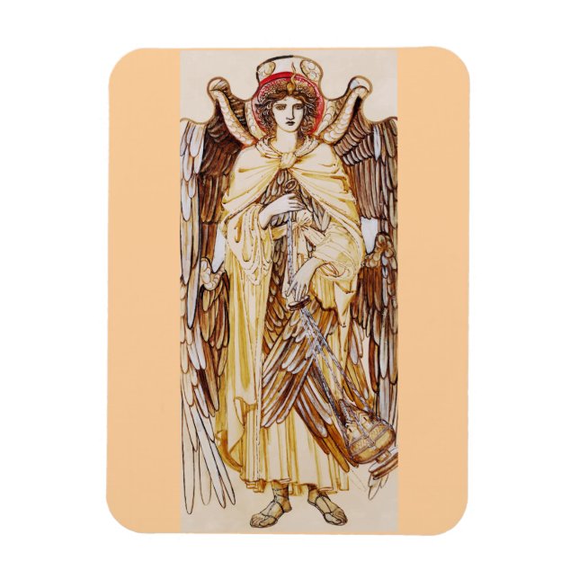 Seraphim Angel surround the Divine Throne Magnet (Vertical)