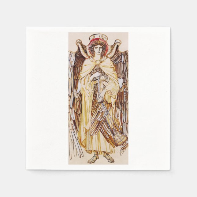 Seraphim Angel surround the Divine Throne Napkin (Front)
