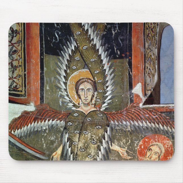 Seraphim purifying the lips of Isaiah Mouse Mat (Front)